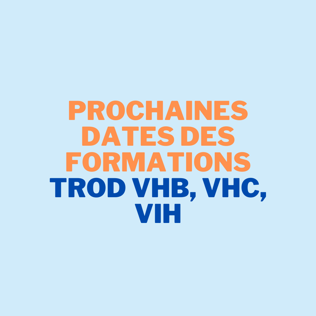 Formation TROD VHB - TROD VHC - TROD VIH - TROD SYPHILIS - SOS Hépatites